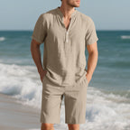 Men's Summer Suit Loose Casual Linen