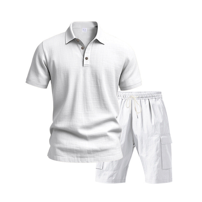 Linen Suit Men's Summer Simple Leisure