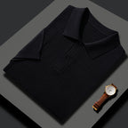 Men's Casual Solid Color Wool Knitted Half Sleeve