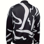 Ladies' Fashionable And Elegant Temperament, Versatile Drawing And Printing Fashion Jacket Jacket Jacket