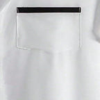 Summer New Men's Color Matching Fashion Short Sleeve Shirt