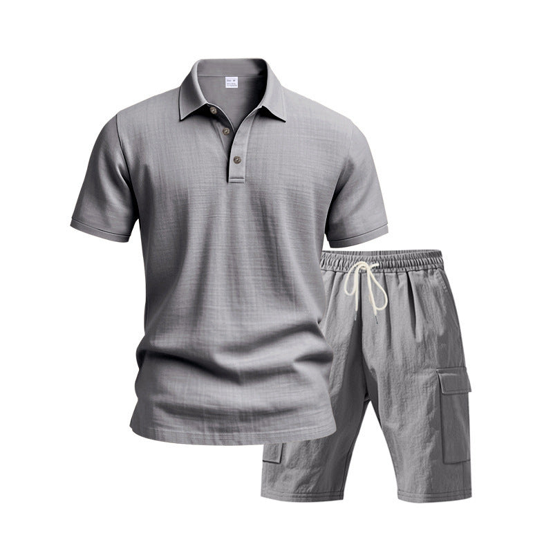 Linen Suit Men's Summer Simple Leisure