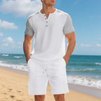 Amazon Plus Size American Short Sleeve Suit