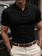 European And American Men's Fashion Short Sleeve Button Shirt