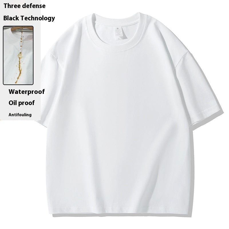 Waterproof And Antifouling Cotton Short Sleeve