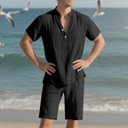 Men's Summer Suit Loose Casual Linen