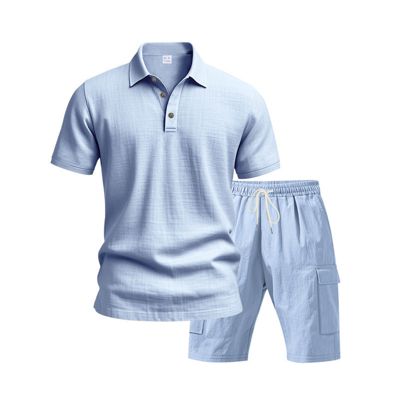 Linen Suit Men's Summer Simple Leisure