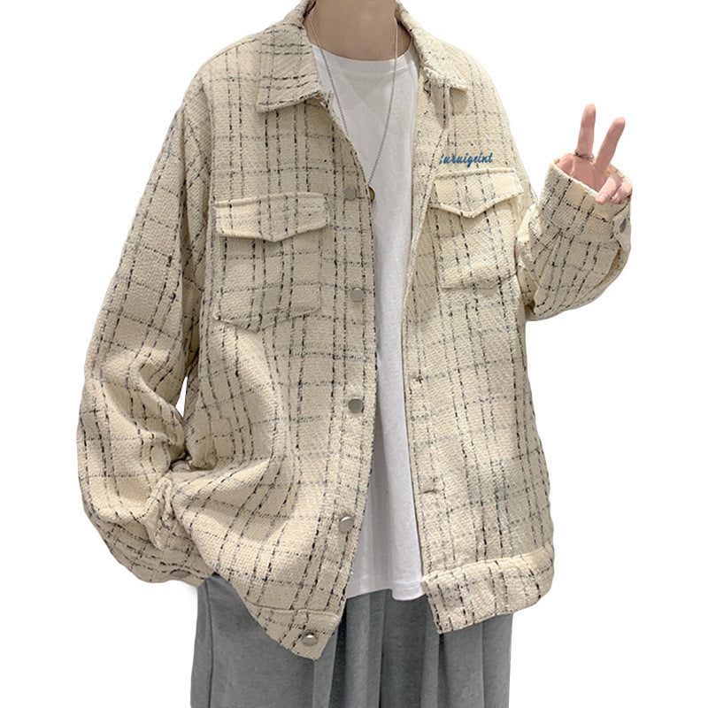 Casual Loose And Handsome Coat Spring And Autumn Hong Kong Style