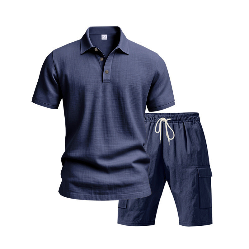 Linen Suit Men's Summer Simple Leisure