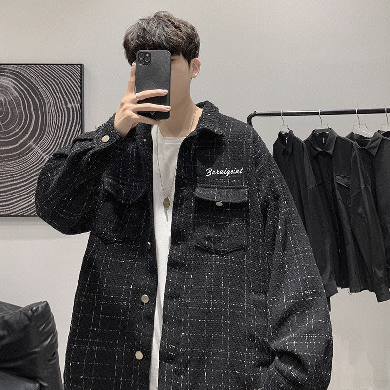 Casual Loose And Handsome Coat Spring And Autumn Hong Kong Style
