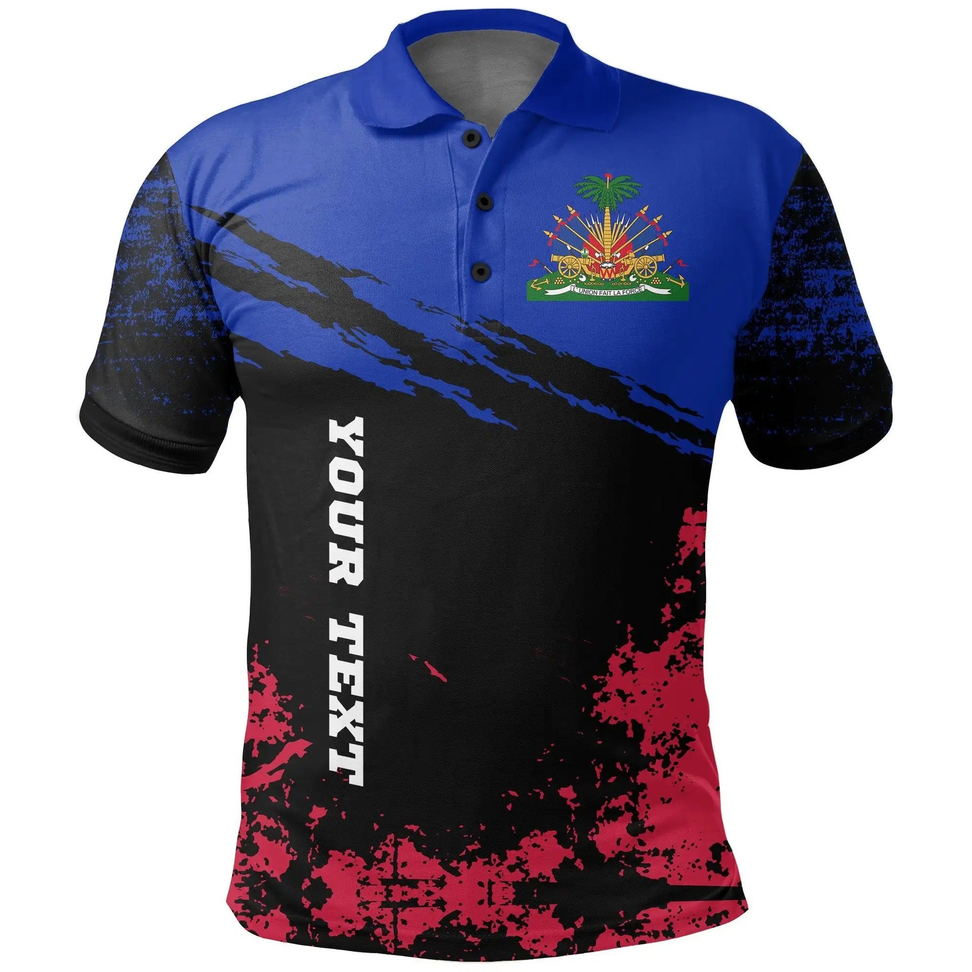 Men's T-shirt Polo Collar Printed Shirt Short Sleeve