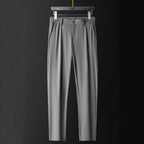 Seamless Non-ironing Men's Ice Silk Trousers