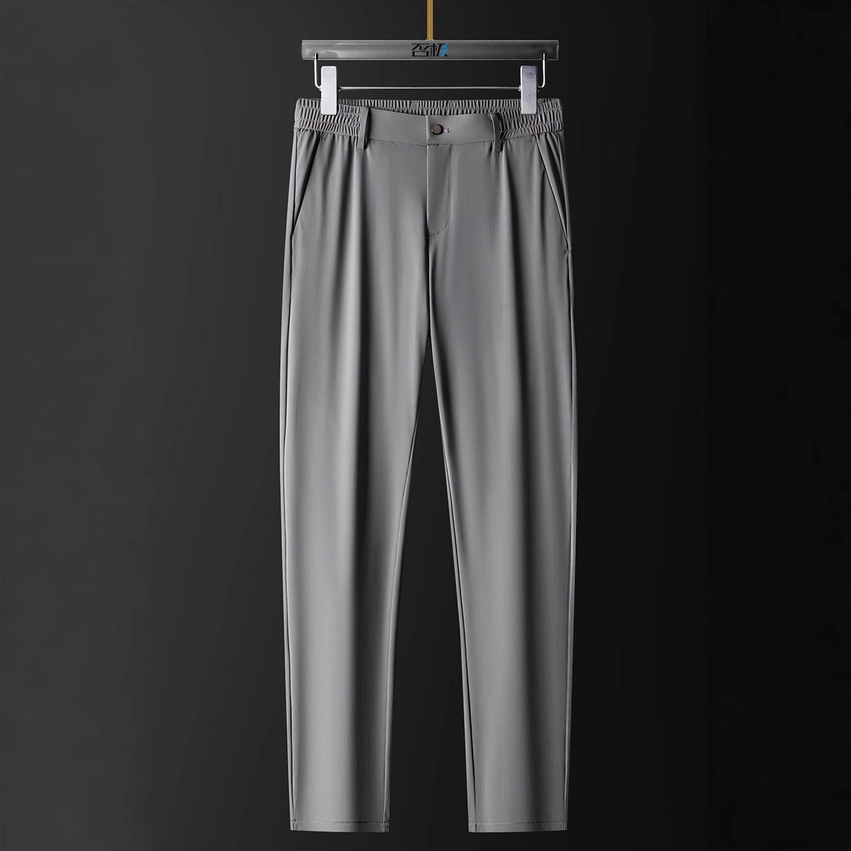 Seamless Non-ironing Men's Ice Silk Trousers