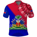 Men's T-shirt Polo Collar Printed Shirt Short Sleeve