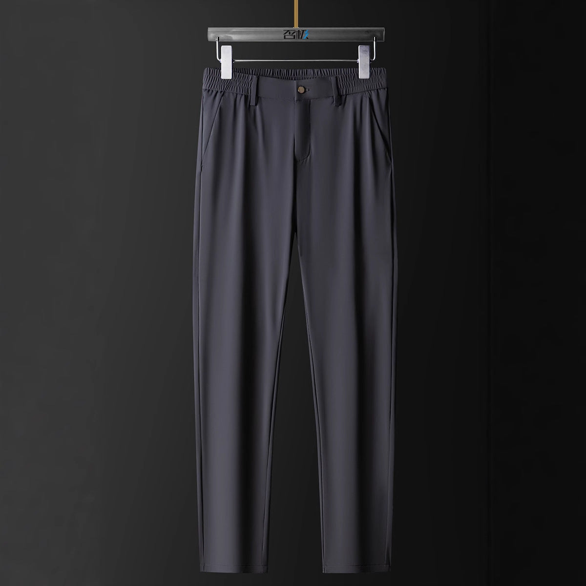 Seamless Non-ironing Men's Ice Silk Trousers
