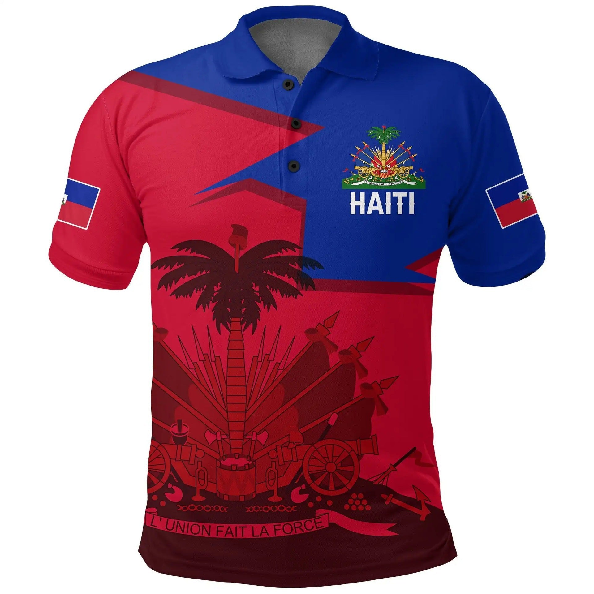 Men's T-shirt Polo Collar Printed Shirt Short Sleeve