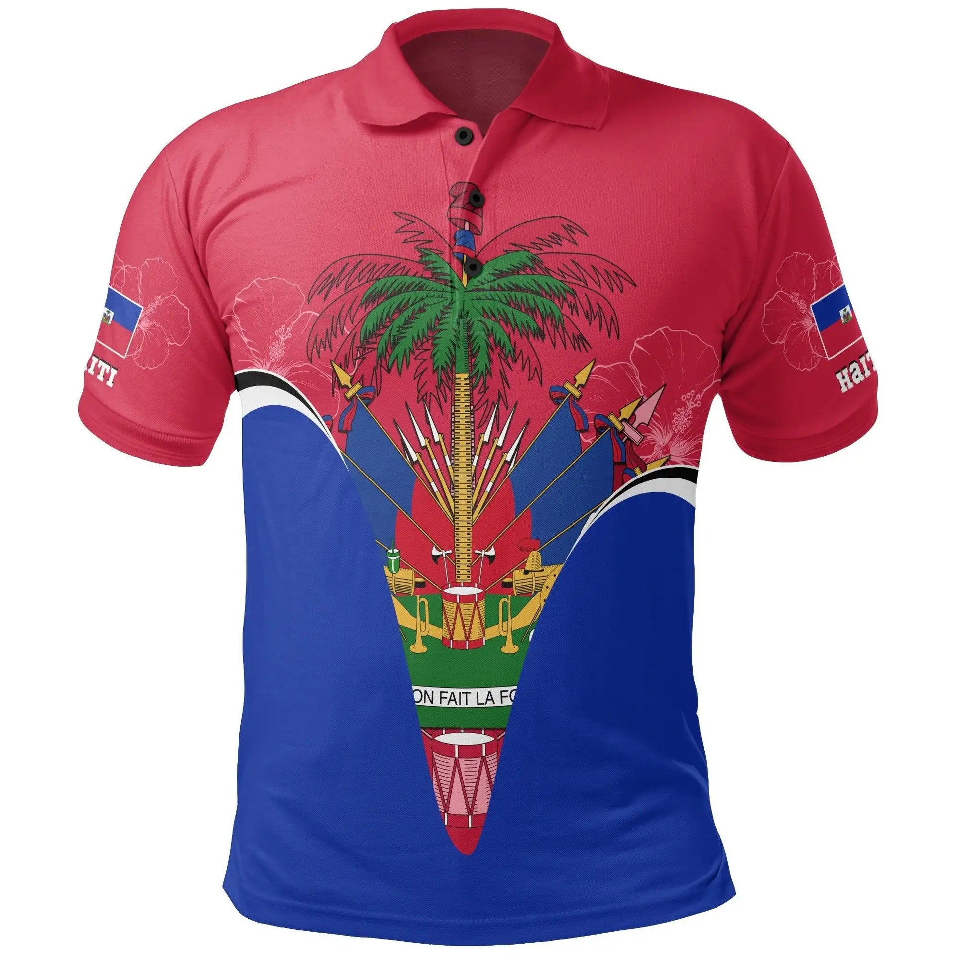 Men's T-shirt Polo Collar Printed Shirt Short Sleeve