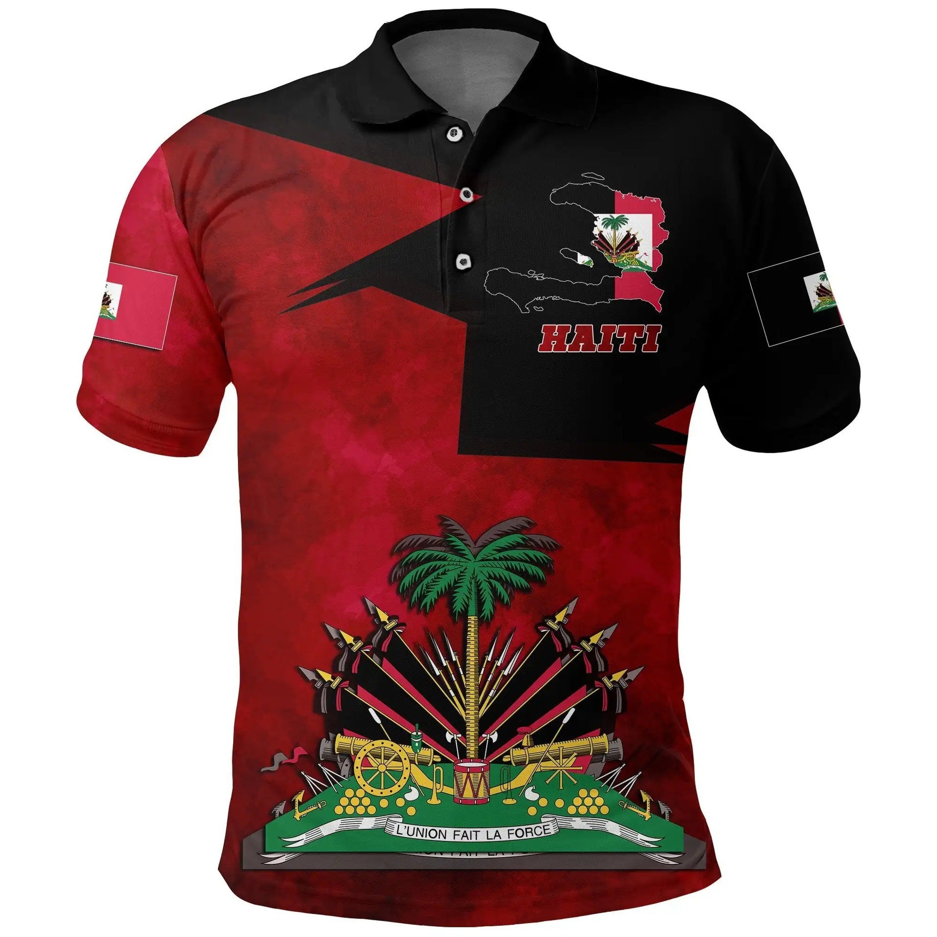 Men's T-shirt Polo Collar Printed Shirt Short Sleeve