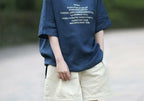 2024 New Summer Fashion Versatile Simple Casual Sports Loose Oversized Letter Printed Short Sleeved Hooded Women's Hoodie Top