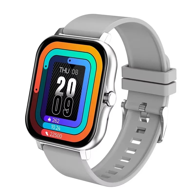 LAXASFIT 2025 Smart Watch Android IOS Bluetooth Talk Heart Rate Monitor Sleep Record Sports Smart Watch Ladies Men Gift