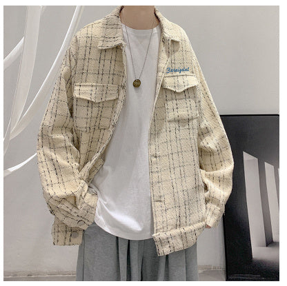 Casual Loose And Handsome Coat Spring And Autumn Hong Kong Style