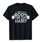 Plus Size Men's Cotton Short-sleeved Summer English Letter Printed T-shirt Top Men