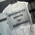 Letter Printing Gradient Comfortable Vest Ruan Handsome Sleeveless