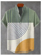 Men's Loose Casual Versatile Printed Shirt