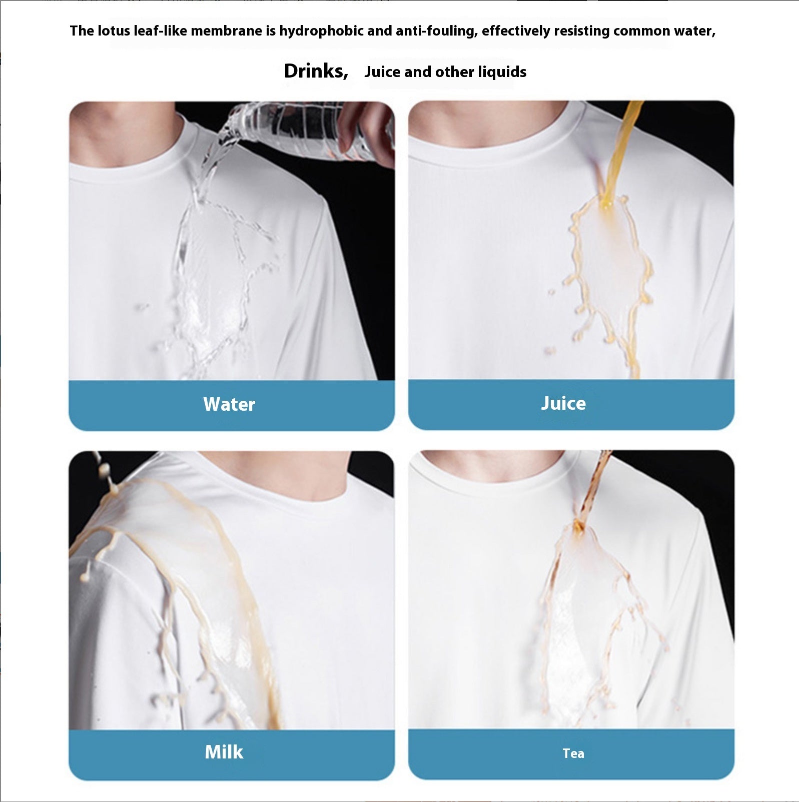 Waterproof And Antifouling Cotton Short Sleeve
