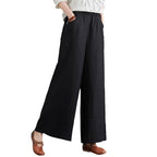 Spring And Summer Art Cotton Linen Pants Loose Plus Size