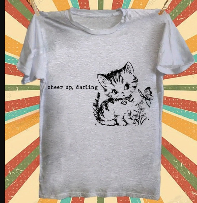 Loose Short Sleeve Round Neck T-shirt